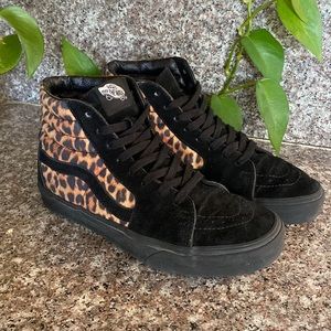 Vans Sk8-hi Leopard Black